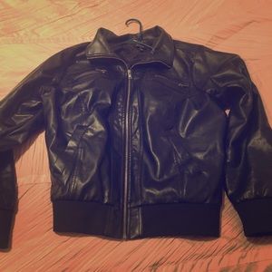 Torrid Bomber Faux Leather Jacket